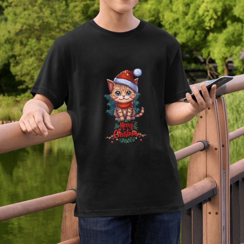 Christmas Cat Tee